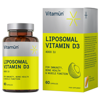 VITAMUN Liposominis vitaminas D3, 60 kapsulių