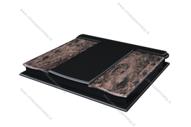 Granito plokščių komplektas VPK Nr. 11 Black, Indian Aurora