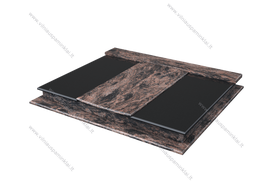 Granito plokščių komplektas VPK Nr. 5 Indian Aurora, Black