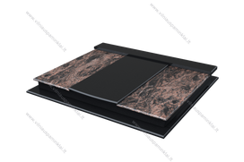 Granito plokščių komplektas VPK Nr. 4 Black,  Indian Aurora