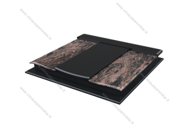 Granito plokščių komplektas VPK Nr. 1 Black, Indian Aurora