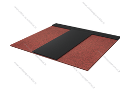 Granito plokštės - VPU Nr. 14 Black, Imperial Red