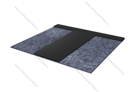 Granito plokštės - VPU Nr. 8 Black, Vizag Blue