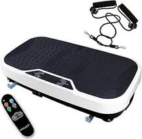 "@tec Vibration Plate Fitness Station" vibracijos treniruoklis "Stomach Legs Po Vitaplate SE by Effective Vibration Trainer" didelis treniruočių paviršiaus ekranas, nuotolinio valdymo pultas, viso kūno ir pusiausvyros treniruotės