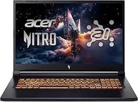 "acer Nitro V 17 AI" (ANV17-41-R0BS) žaidimų nešiojamasis kompiuteris, 17 colių FHD IPS 144 Hz ekranas, "AMD Ryzen 7 260", 16GB RAM, 1 TB SSD, "NVIDIA GeForce RTX 5060", "Windows 11", QWERTZ klaviatūra, juodas