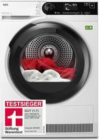 "AEG Heat Pump Dryer" 8 kg džiovyklė, "Stiftung Warentest 2025" bandymų nugalėtoja, B energijos klasė, serija 8000 "AbsoluteCare" vilnos ir šilko džiovinimas, automatinis reversas nuo raukšlių, vidaus apšvietimas TR8AMZ78