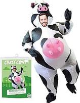 "AirSuit®" pripučiamas kostiumas "Crazy Cows" | Neįprastas "Crazy Cow" kostiumas | Aukščiausia kokybė | Dydis nuo 160 iki 190 cm | Poliesteris | Patvarus | Įtraukiama pripūtimo sistema | OriginalCup®