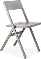 "Alessi" sulankstoma ir sukraunama kėdė iš PP ir stiklo pluošto, pilka, 52 x 46 x 90 cm
