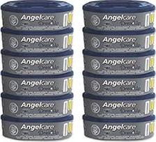 "Angelcare Original" papildomos kasetės "Classic/Dress-Up XL", 12 vnt., 5 kartus mažesnės plėvelės sąnaudos