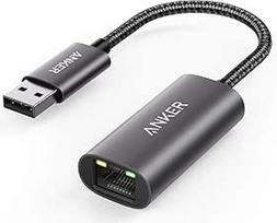 "Anker PowerExpand" USB 3.0-Gigabit Ethernet adapteris, aliumininis kompaktiškas USB-A adapteris, suderinamas su "MacBook Pro 2015", "MacBook Air 2017" ir kt.