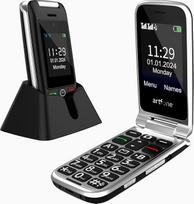 "artfone C10 Senior Mobile Phone" sulankstomas mobilusis telefonas be sutarties, 2G GSM mobilusis telefonas senjorams, dviejų SIM kortelių dideli mygtukai, mobilusis telefonas, 2,4 colio dvigubas ekranas, SOS pagalbos iškvietimo mygtukas, įkrovimas