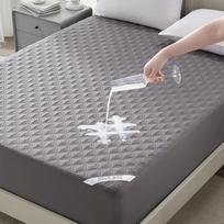 "BEDLORE" čiužinio užvalkalas 180 x 200 cm, vandeniui atsparus čiužinio užvalkalas, netriukšmingas čiužinio užvalkalas su gilia kišene - minkštas, kvėpuojantis ir patogus (pilkas)