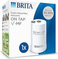 "BRITA On Tap V-MF" filtro kasetė, skirta "ON TAP Pro V-MF" vandens filtrui iš čiaupo (600 l) - atsarginė kasetė, sumažinanti 99,99 % bakterijų, chloro, mikroplastiko ir metalų, tokių kaip švinas ir varis, kiekį