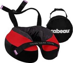 "Cabeau Evolution TNE S3 Travel Pillow" - kaklo pagalvė kelionėms - atminties putų pagalvė lėktuvui - kaklo pagalvė su tvirtinimo dirželiais - pagalvė kelionėms, namams, biurui ir žaidimams (Londono raudona)