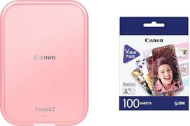 "Canon Zoemini 2" mini nuotraukų spausdintuvas "Mobile Portable Travel Pocket" ir ZP-2030 originalus cinko fotopopierius 100 lapų, skirtas "Zoemini" momentiniam fotoaparatui