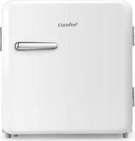 "Comfee" RCD50WH1RT(E) mini šaldytuvas / 47 l šaldymo kamera / 50 cm aukštis / 100 kWh per metus / reguliuojamas temperatūros valdymas / reguliuojamos kojelės / balta spalva
