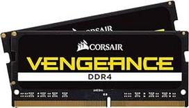"Corsair Vengeance" SODIMM 32GB (2x16GB) DDR4 3200MHz C22 atmintis, skirta nešiojamiesiems kompiuteriams / nešiojamiesiems kompiuteriams - juoda