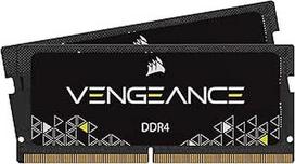 "Corsair Vengeance SODIMM" 16GB (2x8GB) DDR4 3200 MHz CL22 atmintis nešiojamiesiems kompiuteriams - juoda - palaiko 6 kartos "Intel Core™ i5" ir i7 procesorius