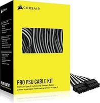 "Corsair" "Premium" 5 tipo PSU kabelis su vienu apvalkalu - "Pro Kit" - juodai baltas