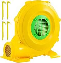 "COSTWAY" 450 W oro pūtimo ventiliatorius pripučiamai piliai, oro pūtimo ventiliatorius su rankena ir žemės inkaru, pripučiamų žaislų oro pūtimo siurblio ventiliatorius