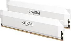 "Crucial Pro CP2K32G60C40U5W DDR5 RAM rinkinys (2x32GB) 6000MHz CL40, spartinimo žaidimams, "Intel XMP 3.0" / AMD EXPO, kompiuterio atmintis, balta