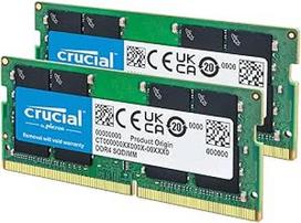 "Crucial RAM" 32GB rinkinys (2x16GB) DDR4 3200MHz CL22 (arba 2933MHz, arba 2666MHz) atminties nešiojamiesiems kompiuteriams CT2K16G4SFRA32A