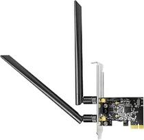 "Cudy AC1300" belaidis dviejų juostų PCIe belaidžio ryšio adapteris kompiuteriui, 1300Mbps "WiFi 5" greitis, 5 GHz/2,4 GHz, 2 nuimamos antenos, suderinamas su "Windows 11/10", standartiniai ir žemo profilio laikikliai, WE1300