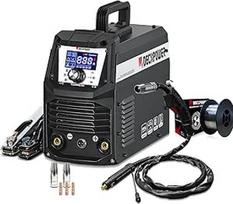 "Decapower Schweißgerät", 220 V, 120 A, lankinis keltuvas TIG FLUX MIG, be dujų, 3 in 1, Schweißgerät für Draht, ohne Gas, Haushalt (FLUXMIG-120)