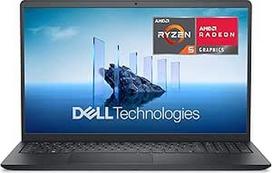 "Dell 15" nešiojamasis kompiuteris DC15255 15,6 colių FHD (1920 x 1080) 120 Hz, "AMD Ryzen 5 7520U", "Radeon 610M" grafika, 8GB LPDDR5 RAM, 512GB SSD, "Windows 11 Home", QWERTZ apšviesta klaviatūra - juoda