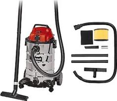 "Einhell" drėgnas sausas dulkių siurblys TC-VC 1930 SA 1500 W, 30 l, pūstuvo jungtis, kabelio laikiklis, priedų laikiklis, komplekte yra kombinuotas antgalis kiliminėms / lygioms grindims, siauras antgalis, plastikinė žarna 2,5 m, 2 vnt. plastikinis vamzd