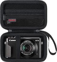 "Elonbo" dėklas, skirtas "Canon PowerShot G7 X Mark III" / "G7 X Mark II" / "G7X" skaitmeniniam fotoaparatui, "G7X Mark iii/ii 4K Vlogging Camera Travel Bag.Mesh Bag Fits Cable, Black