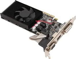 "Elprico GT730" 2GB GDDR3 64 bitų vaizdo plokštė su ventiliatoriumi Palaiko DVI I VGA HD daugialypės terpės sąsają Žaidimų vaizdo plokštė, skirta "DirectX 11,10", "Vista", 7, 8 (GT730 2GB GDDR3)
