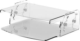"Fellowes Clarity" monitoriaus stovas, reguliuojamo aukščio, 10 kg apkrovos, skaidrus