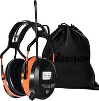 "Gardtech" ausų apsaugos priemonės su DAB+/FM radiju, "Bluetooth", MP3, apsauginės ausinės su NRR 29 dB, apsaugos nuo triukšmo ausinės vyrams ir moterims, ausinės šienavimui