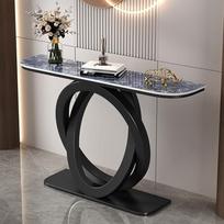 "Generisch Console Table" siauras konsolinis staliukas su metaliniu rėmu prieškambario staliukas (A4 120 cm)
