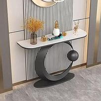 "Generisch Industrial Console Table for Entryway", ilgas sofos stalas svetainei ir prieškambariui, siauras baltas stalas už sofos, biuro ir miegamojo baldai (120 x 30 cm)