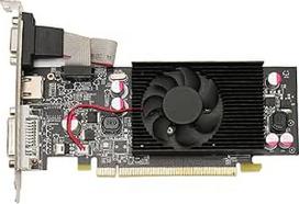 "Goshyda" kompiuterio vaizdo plokštė 1GB DDR2 64Bit 589MHz 800MHz HDMI DVI VGA PCI Express 2.0 lizdas Žaidimų vaizdo plokštė "Win 10" 11 "Vista" "Linux" (GT210 1GB DDR2 64Bit)