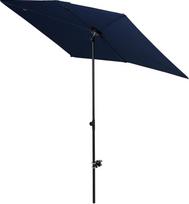 "Grand patio" balkono skėtis su 6 briaunomis, 6 briaunos, sodo skėtis, terasos skėtis, skirtas vejai, terasai, kiemui, baseinui, UV apsauga 50+, 183 cm x 134 cm, stačiakampis, tamsiai mėlynas