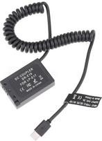 "Hersmay" USB-C tipo C jungtis su LP-E17 baterijos manekenu DR-E18 spyruokliniu kabeliu, skirta "Canon EOS R8 R10 RP 77D 200D Mark II 250D 750D 760D 800D 850D Rebel T6i T6s T7i T8i SL2" fotoaparatui