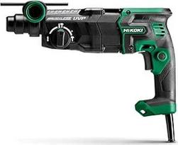 "HiKOKI DH28PEC" gręžimo ir kalto plaktukas (900 W, SDS-Plus, 4J, elektroninis gręžimo gylio valdymas, RFC, "Soft Touch", apsauga nuo vartotojo vibracijos, priedai, transportavimo dėkle)
