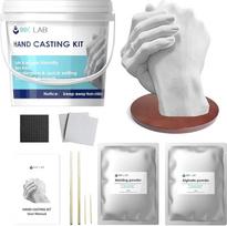 "INK LAB" rankų atspaudų rinkinys poroms, 3D rankos, gipso atspaudų rinkinys poroms, šeima, jubiliejus, poros, dovana jam ir jai, vestuvės, Valentino diena
