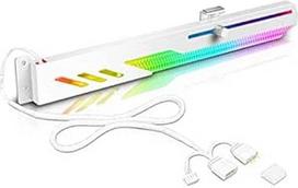 "Jectse" vaizdo plokštės GPU palaikymo laikiklis, 5 V, 3 kontaktų ARGB dviguba sąsaja ir maža 4 kontaktų sąsaja, RGB vaizdo plokštės laikiklis, 2 PCIE lizdai, paprastas