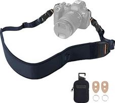 "K&F Concept" fotoaparato diržas, profesionalus platus fotoaparato diržas, reguliuojamas fotoaparato diržas per petį 109-133 cm, skirtas SLR DSLR fotoaparatams, fotoaparato diržas su nuimama užtrauktuko kišenėle