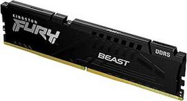 "Kingston FURY Beast Black" DDR5 32GB 6000MT/s CL30 DIMM staliniams kompiuteriams skirta atmintis vienam moduliui AMD EXPO ir "Intel XMP" - KF560C30BBE-32