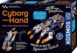 "Kosmos" 620844 "Cyborg Hand Experiment Box", hidrauliniu būdu valdomas robotas, reguliuojamas, tinka ir kairiarankiams