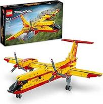 "LEGO Technic" gaisrininkų lėktuvo konstravimo žaislas, lėktuvo modelio rinkinys 42152 su autentiškomis ugniagesių gelbėtojų detalėmis, inžinieriaus gaisrinio lėktuvo pramoga berniukams, mergaitėms ir vyresniems nei 10 metų vaikams