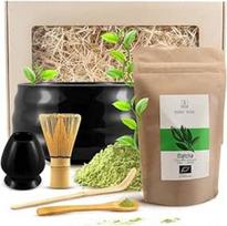 "Mary Rose" Matcha arbatos priedų rinkinys - Matcha Organic 100 g, Chawan, Chasen, Chashaku
