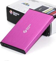 "MasterStor" 500GB išorinis kietasis diskas USB 3.0 itin greitas 2,5 colio SATA nešiojamųjų kompiuterių kietasis diskas Nešiojamasis kietasis diskas rožinis