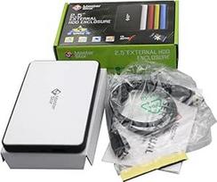 "MasterStor" kietasis diskas 2,5 colio SATA išorinis kietasis diskas USB 3.0 nešiojamasis išorinis kietasis diskas itin greitas "Mac" nešiojamiesiems kompiuteriams ir kompiuteriams "Mac" kietasis diskas baltas (320GB)