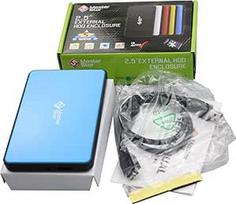 "MasterStor" USB 3.0 išorinis kietasis diskas itin greitas nešiojamųjų kompiuterių ir kompiuterių nešiojamasis kietasis diskas 2,5 colių SATA išorinis kietasis diskas mėlynas (120GB)